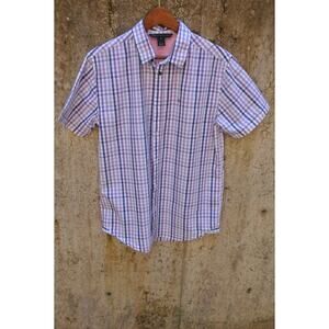 Marc by Marc Jacobs Purple Gingham Check Button-Up Shirt – Size XL